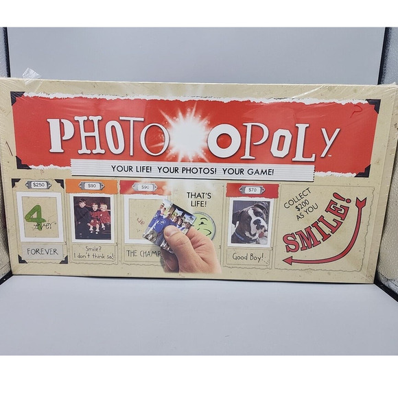 Photo-opoly Themed Monopoly Game *Use Your Own Photos* Brand New Factory Sealed - Picture 1 of 8